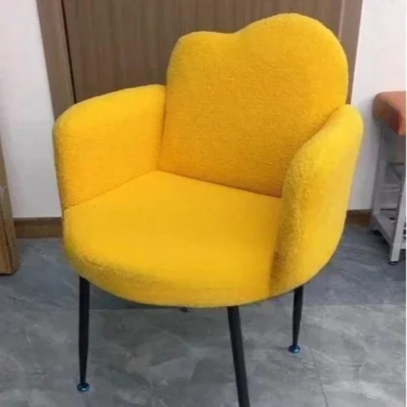 Makeup Stool Cream Wind Makeup Chair Girls Bedroom Light Luxury Simple Manicure Chair Dresser Stool