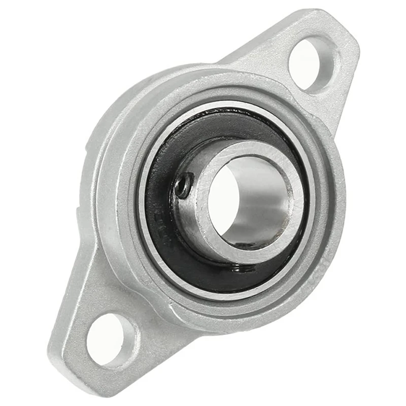 

40Pcs KFL001 12Mm Zinc Alloy Self Aligning Pillow Block Flange Bearing Rhombic Bearing Housing