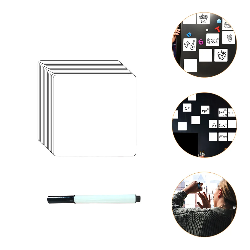 Repeatedly Erase The Whiteboard Dry Sticky Notes Reminders Washable Decals Reusable Stickers