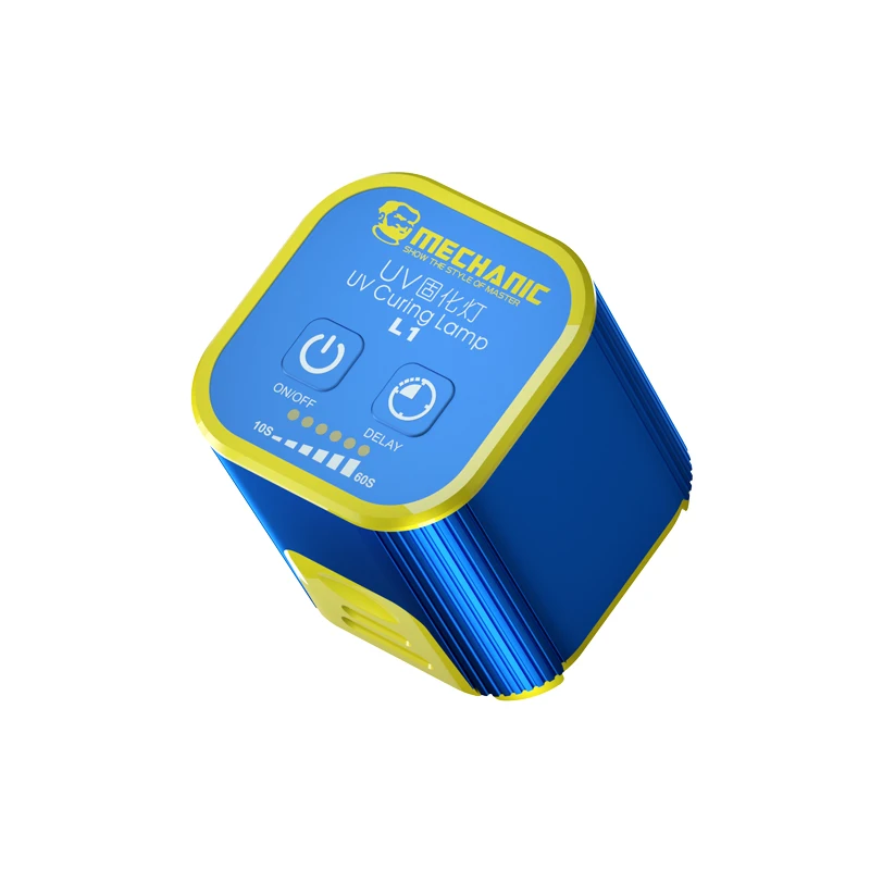 メカニック-スマート硬化ランプ,二重ビーズ,7W,高速,硬化ライト,接着剤付き