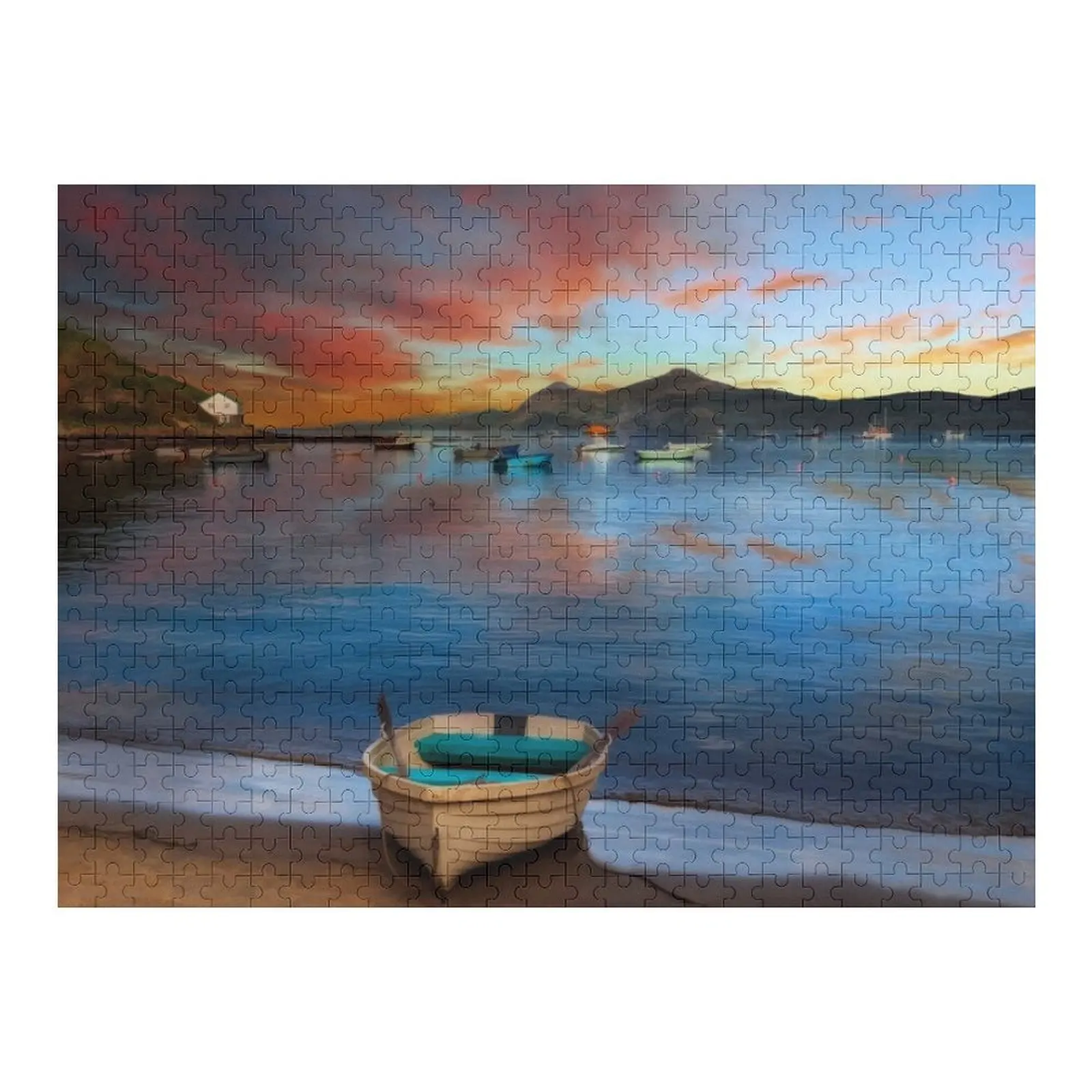 

Morfa Nefyn Boats Wales Jigsaw Puzzle Photo Customized Photo Puzzle
