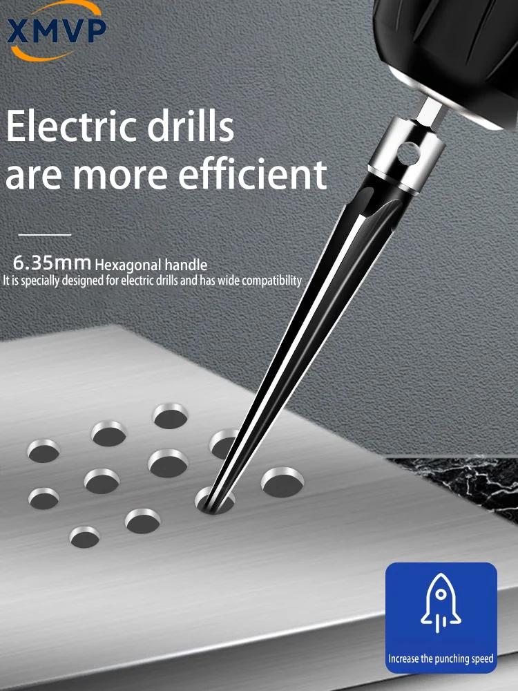 

Развертка, коническая развертка, ручной конический резак, сверло из твердого сплава, сверление по металлу, открывалка для деревообработки - волшебный инструмент