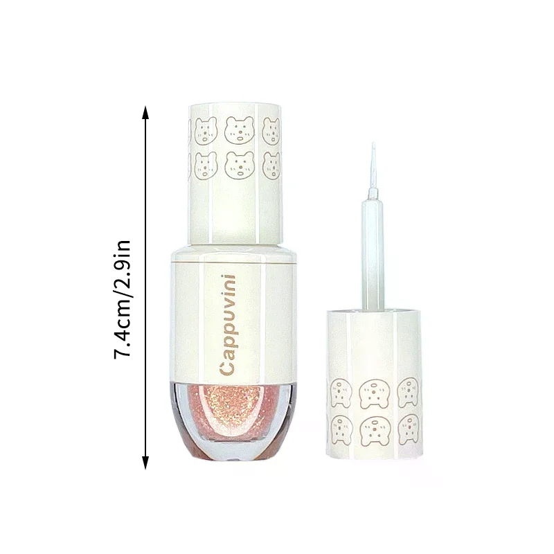 Bear Bowling Ball Teardrop Liquid Eyeshadow Eye Makeup Lying Silkworm Pearl Super Sparkle High Gloss Glitter Fine Glitter Powder