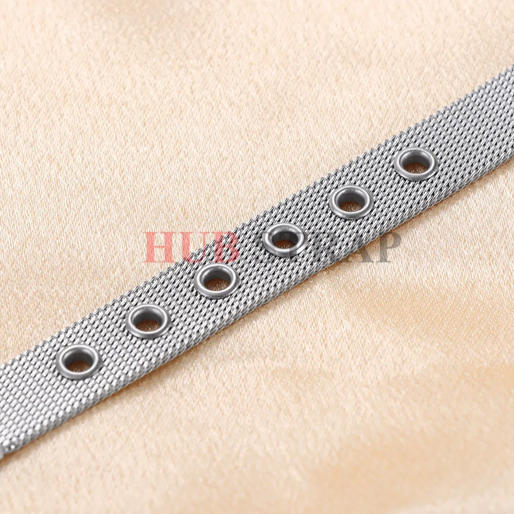 Street Wear Titanium Steel Personality Unisex Wrist Accessories Mesh Watch Strap Bracelet Korean Style Bracelet Hand Ring