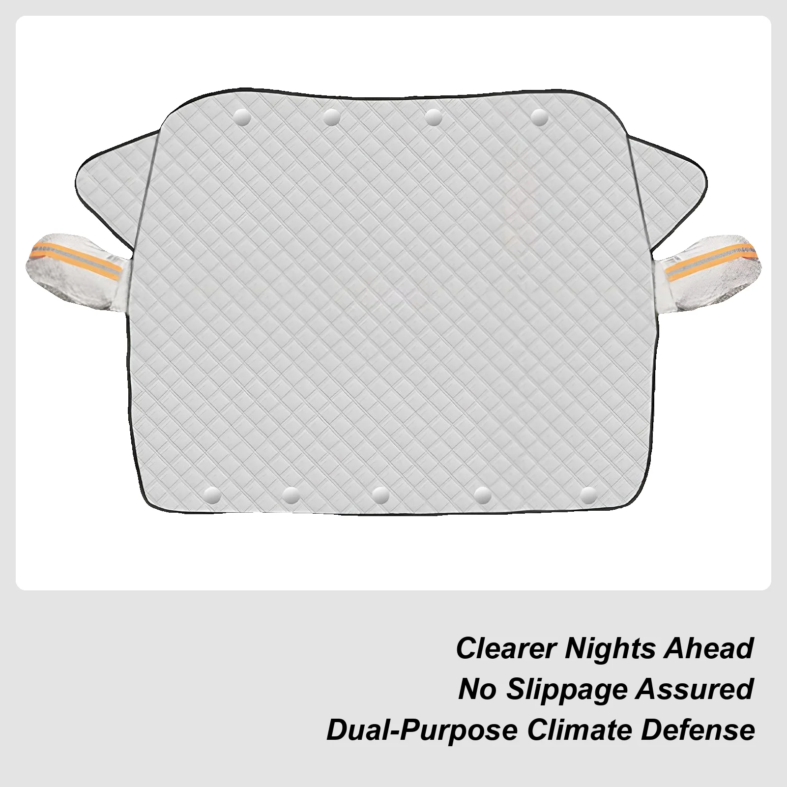 

Snow Cover For Car Windshield 4-Layer Protector With Storage Bag Car Windshield Cover For Indoor Outdoor SUVs Trucks Vehicles