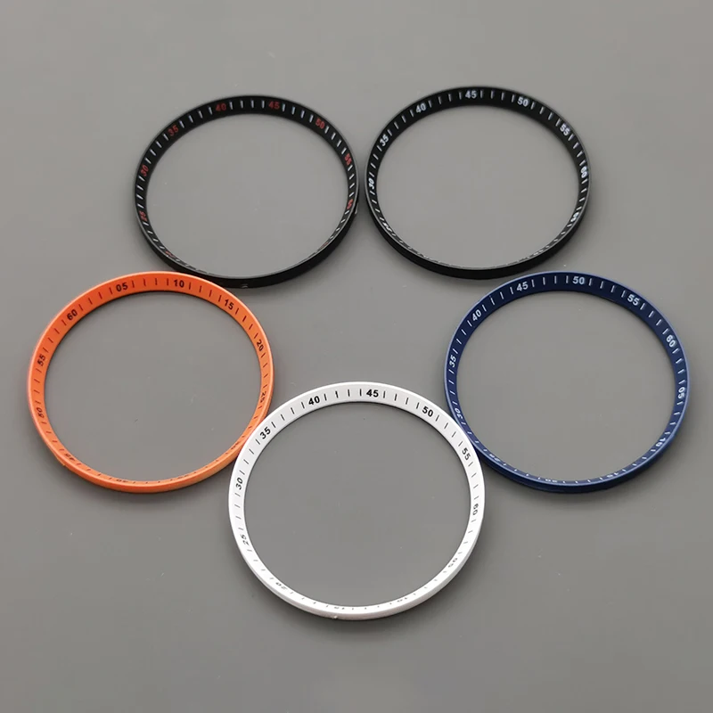 30.5mmx27.3mm Watch Chapter Ring Fits SKX007 SKX009 SRPD  Watch Case NH35 NH36 Movement Watch Repair Inner Ring Parts