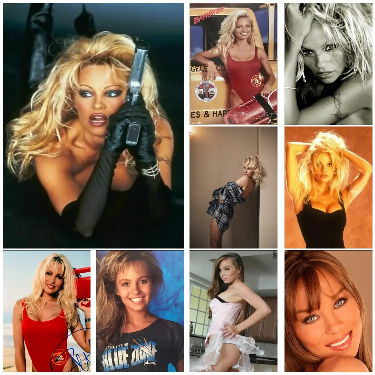Pam Anderson Poster Prints  Modern Wall Art Canvas Painting for Family Living Room Decor Home Decoration Stylish Wall Decor for