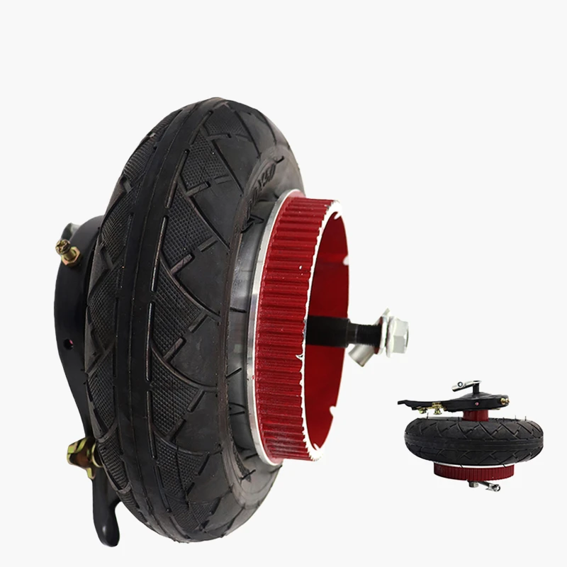 8-inch red wheels suitable for electric scooter tires, 8-inch scooter 200x50 inflatable electric scooter tires, wheels