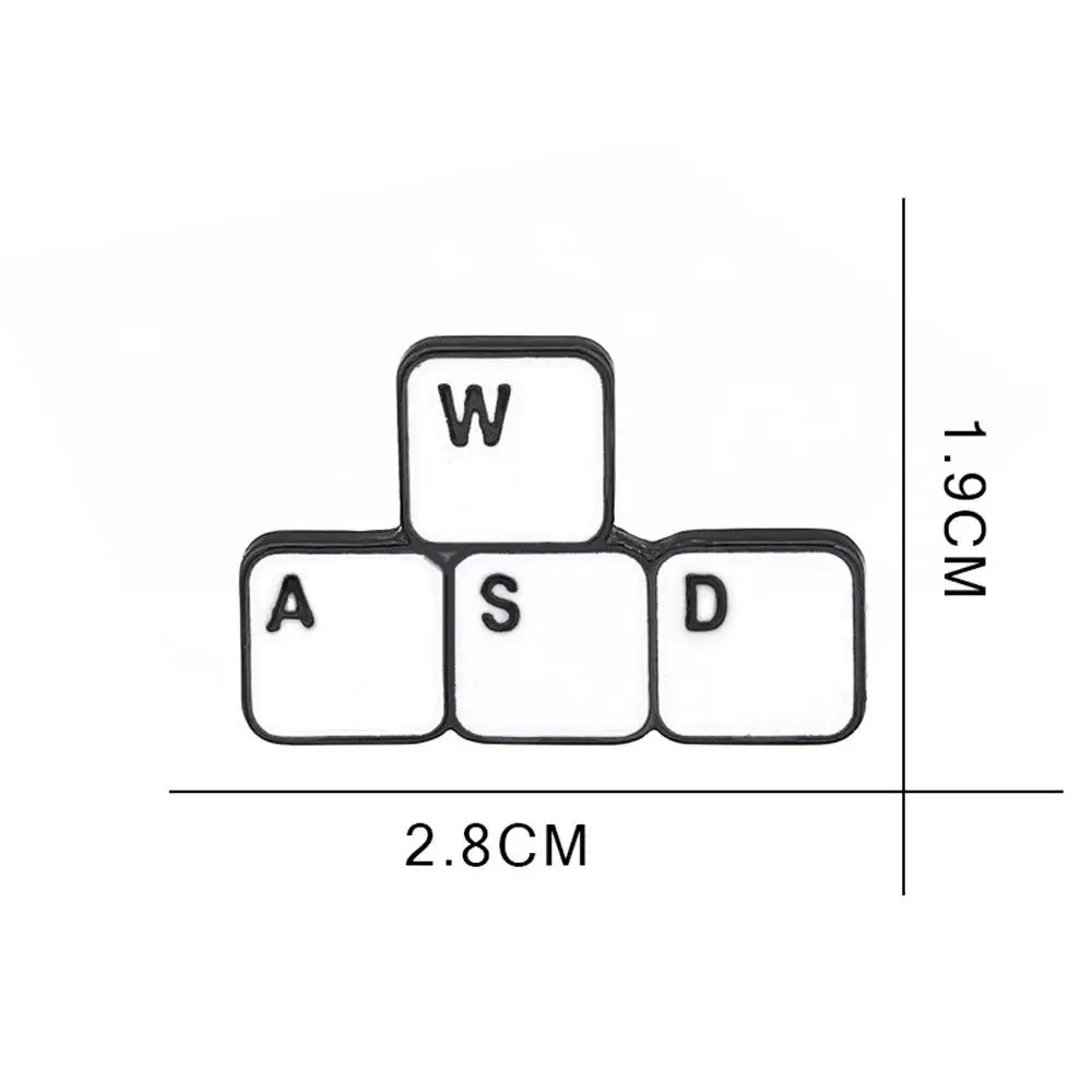 Kragen Brosche Abzeichen Pin Reise Gedenk Computer Tastatur Anstecknadel Emaille Pin Revers Brosche Tastatur Brosche Broschen Pin