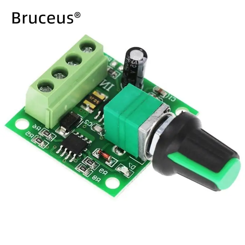 PWM Motor Speed Controller DC 1.8V 3V 5V 6V 12V 2A 1803BK Low Voltage Regulator Switch Adjustable Drive Module