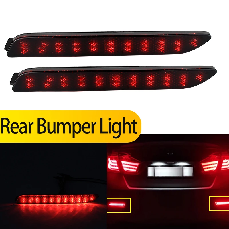 

2PCS Red Brake Bumper lamps For Toyota Sienna LE SE XLE 2011-2013 Venza 2009-2013 Avalon/Matrix 2013 - 2018 Stop Lights LED Bulb