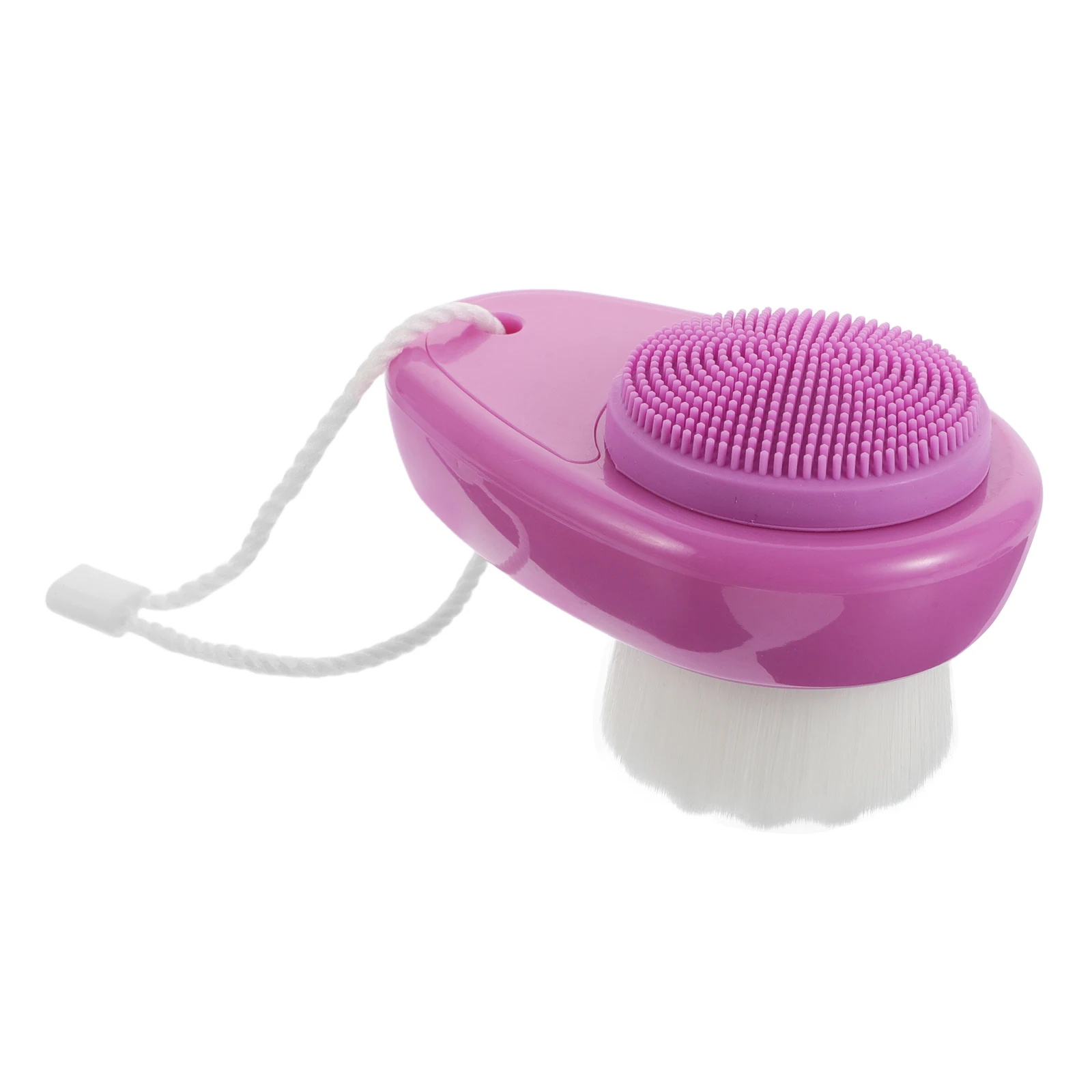 

Face Brush Cleansing Massage Silicone Wash Scrubber Dry Washing Tools Cleaning Facial Cleanser Brushes for Women