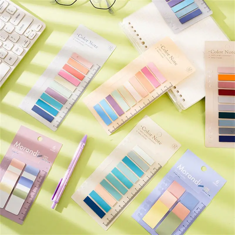 200 Sheets Colorful Sticky Notes Memo Pad Self Adhesive Label Note Bookmarks Notepad School Office Stationery Supplies