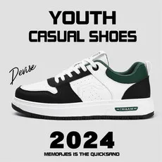 

winter New Aerating Plate Shoes Men's Fashionable All-Matching Platform White Sports Casual Borad Shoes Fashionable Shoes