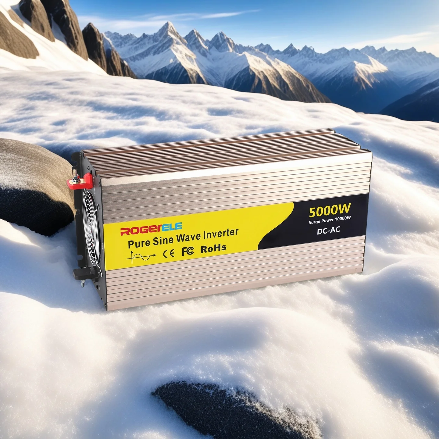 

Chinese Supplier Pure Sine Wave Solar Inverter: 12V, 24V To 110V, 220V AC, 5000W, Inverter For Car, Boat And Camping