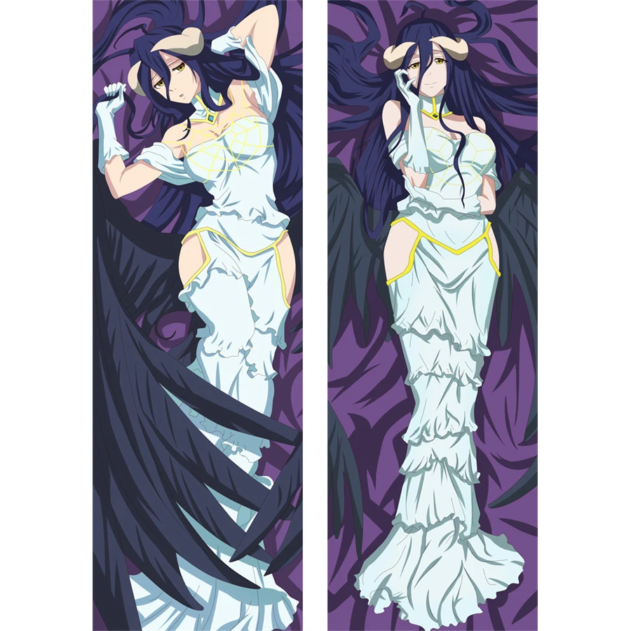 

OVERLORD オーバーロード アルベド Albedo Anime Dakimakura Body Pillowcase Hugging Bedding Pillow Cover Case Double-sided Print