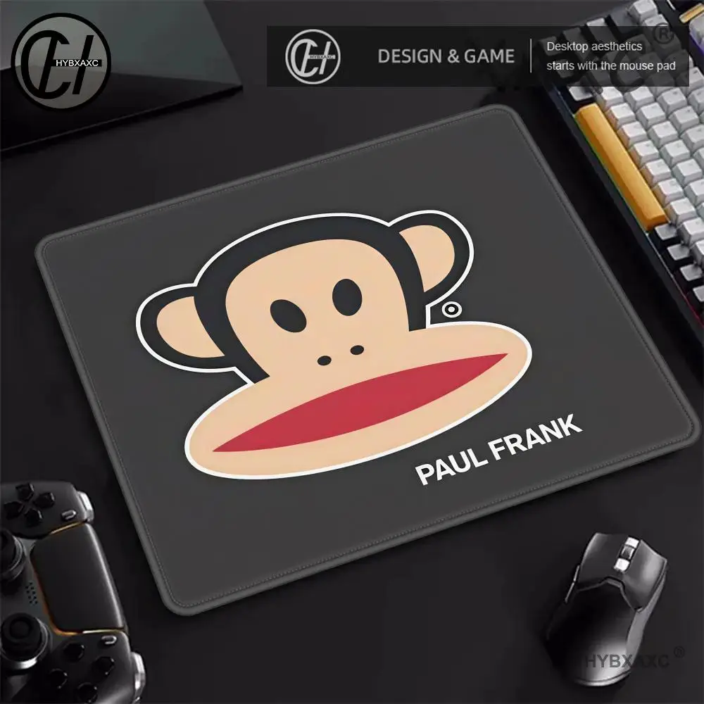 

Cute J-ulius M-onkey Cartoon Gaming MousePad Frank Inspired Print Non Slip Rubber Desk Mat Monkey Pattern Keyboard Mat