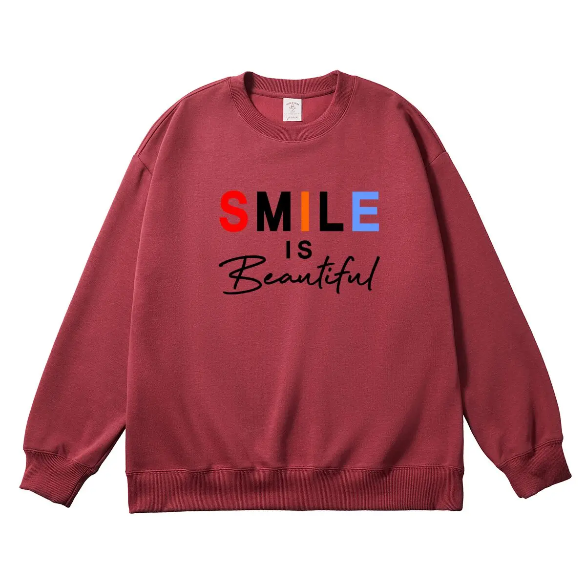 Oversized Women's Pullover New Graphic Woman Sweatshirt Round Neck Long Sleeve Autumn Winter Tops Female Clothes