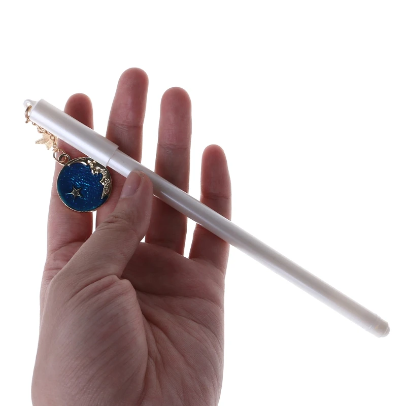 Blue Starry for Sky Star Moon Pendant Gel Pen School Office Stationery Su