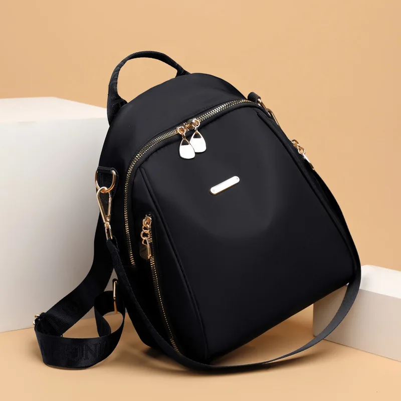 New Female Backpacks High Capacity Waterproof College Backpack Trendy Women Laptop School Bags Girl Travel School Black Bags