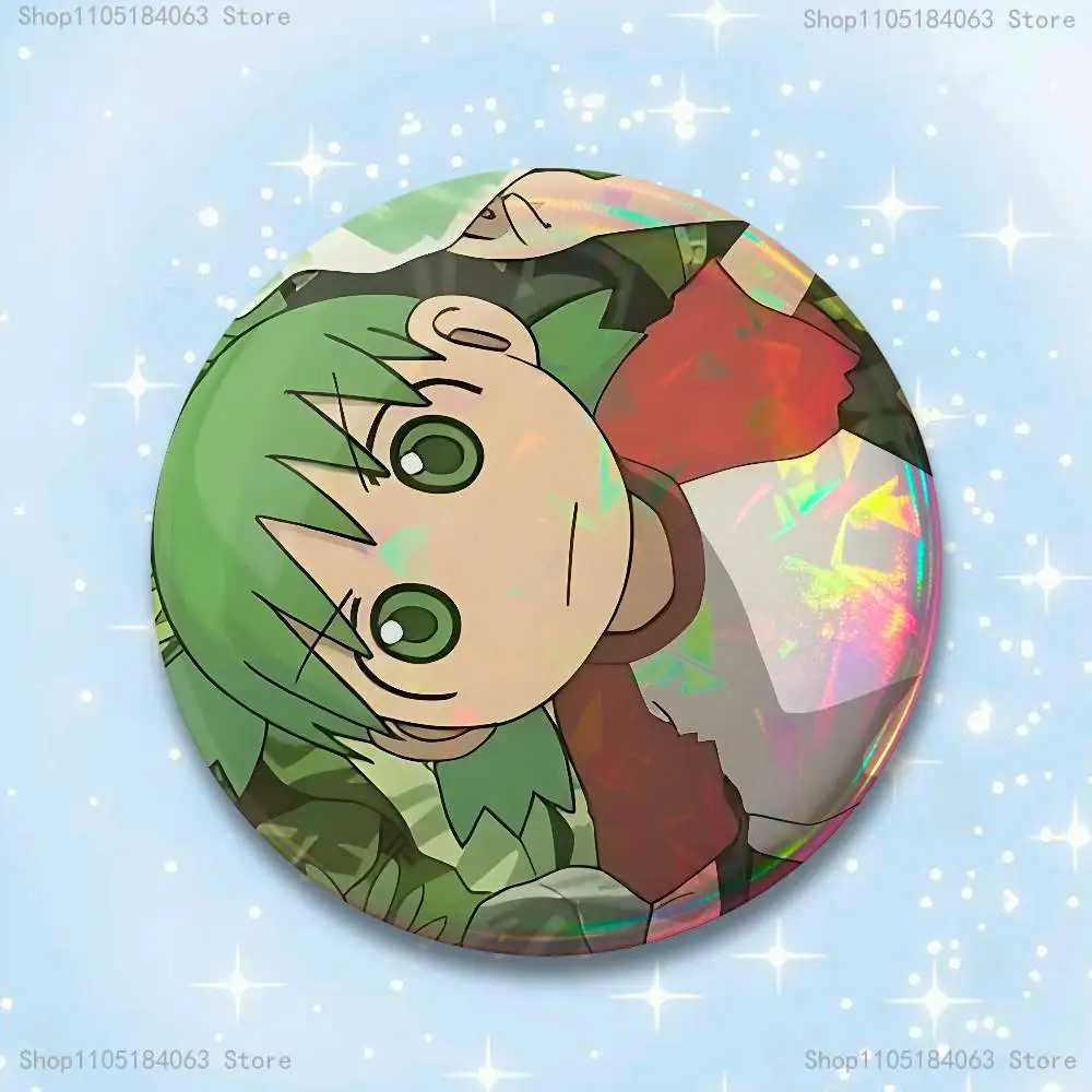 Y-Yotsuba K-Koiwai Badges 25 32 44 58 75 mm Round Cosplay Pin Bag Decor Fans Collect Friends Gifts Brooch Souvenir