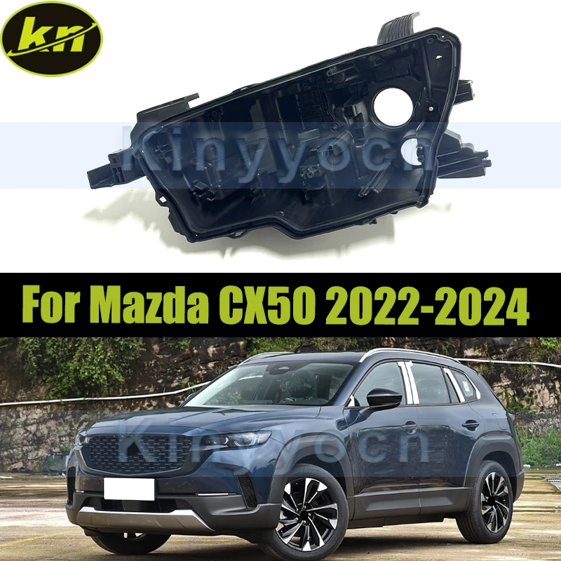 

Front Bumper Headlight Headlamp Base Cover For Mazda CX50 2022-2024 Head Light Head Lamp Base Back Cover