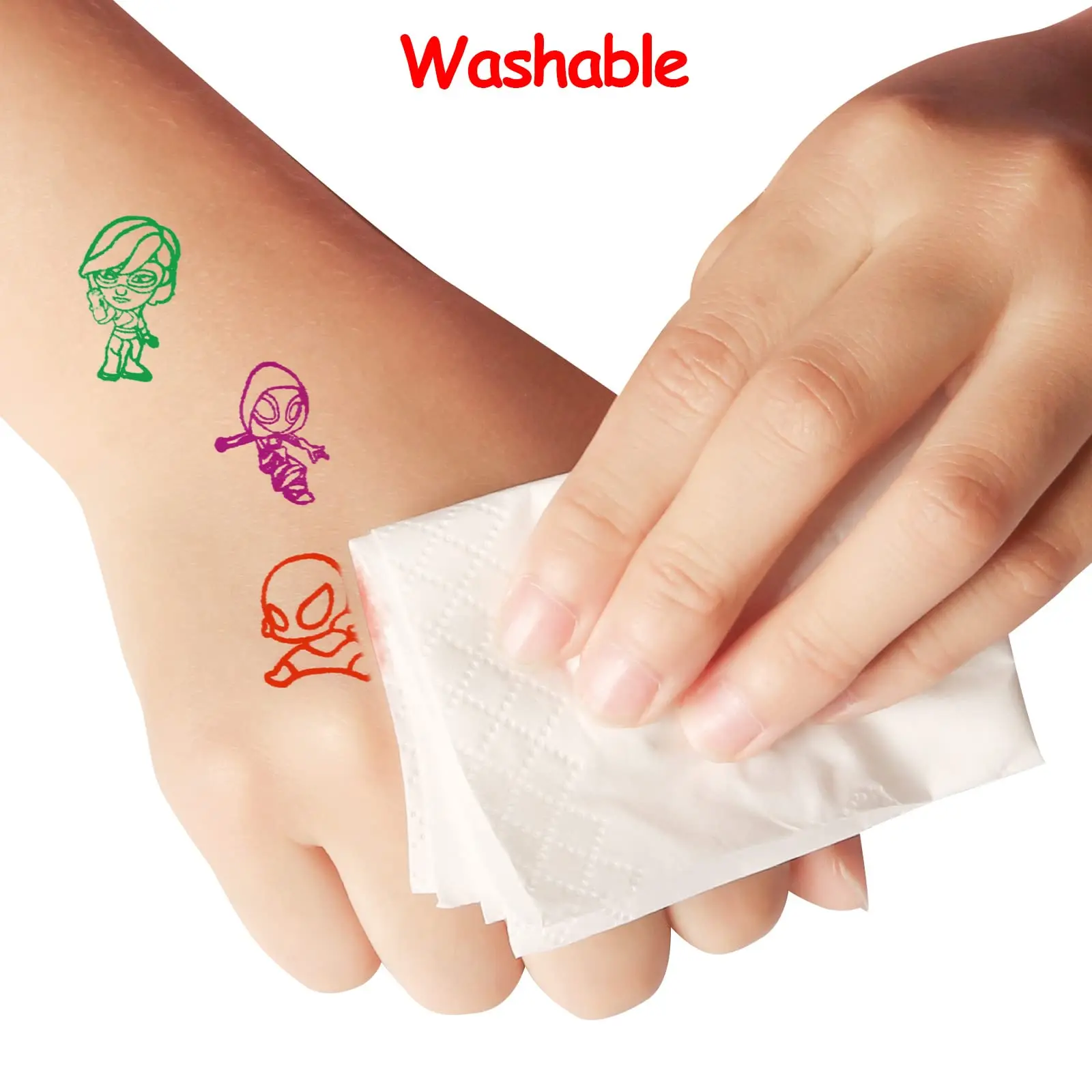 10/20/30 قطعة سبايدرمان ختم Stamps هدايا حفلة عيد ميلاد الأطفال تذكارية بيناتا الحشو الفصول الدراسية المكافآت الجوائز