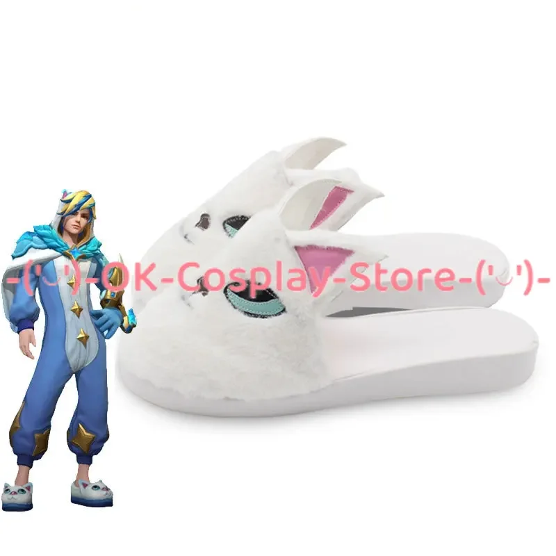 Ezreal Cosplay Shoes Game LOL Pajamas Keeper Cosplay PU Leather Shoes Halloween Carnival Boots Cosplay Props Custom Made