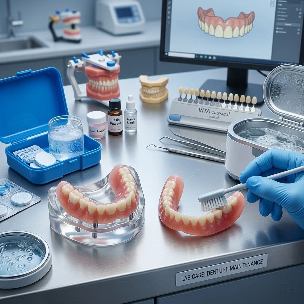 Natural Silicone Denture Set, Moldable False Teeth for Bad Teeth Cover, Comfortable Dental Veneers for Smile Repair