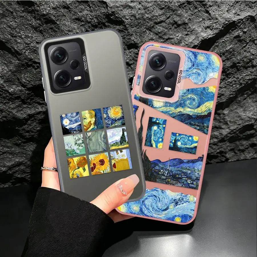 Van Gogh Starry Night Case for Xiaomi Redmi Note 15 11 12 Pro Note 13 14 Pro Plus 11s 12s Back Phone Cover