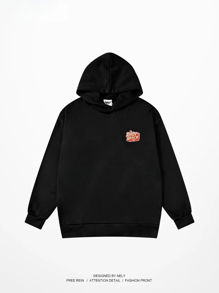 

Американская толстовка-худи из плотного хлопка для мужчин, осенне-зимняя, базовый слой, повседневная свободная куртка с длинными рукавами для пар