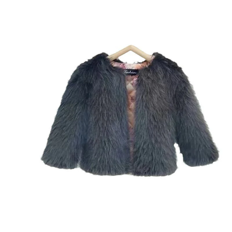 Girls Coat Jacket Winter Cotton Windbreak 2023 Elegant Warm Plus Thicken Velvet Furs School Outwear Children\'s Clothing