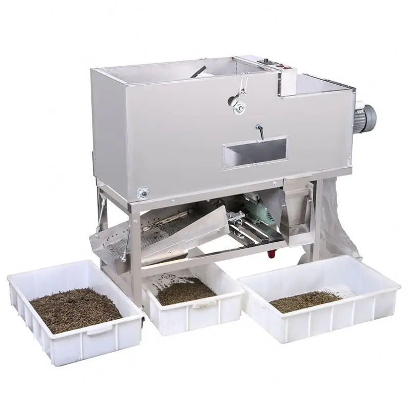 

330W Stainless Steel Tea Leaf Sorter Multi-Function Automatic Small Black Green Tieguanyin Tea Processing Machine for Bakery Use