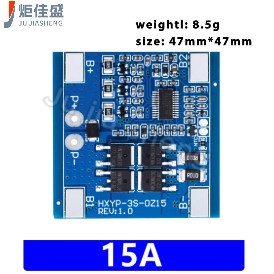 3-Series 12V 15A/20A/25A/30A BMS 18650 Lithium Battery Protection Board 11.1V 12.6V Anti-Overcharge Belt