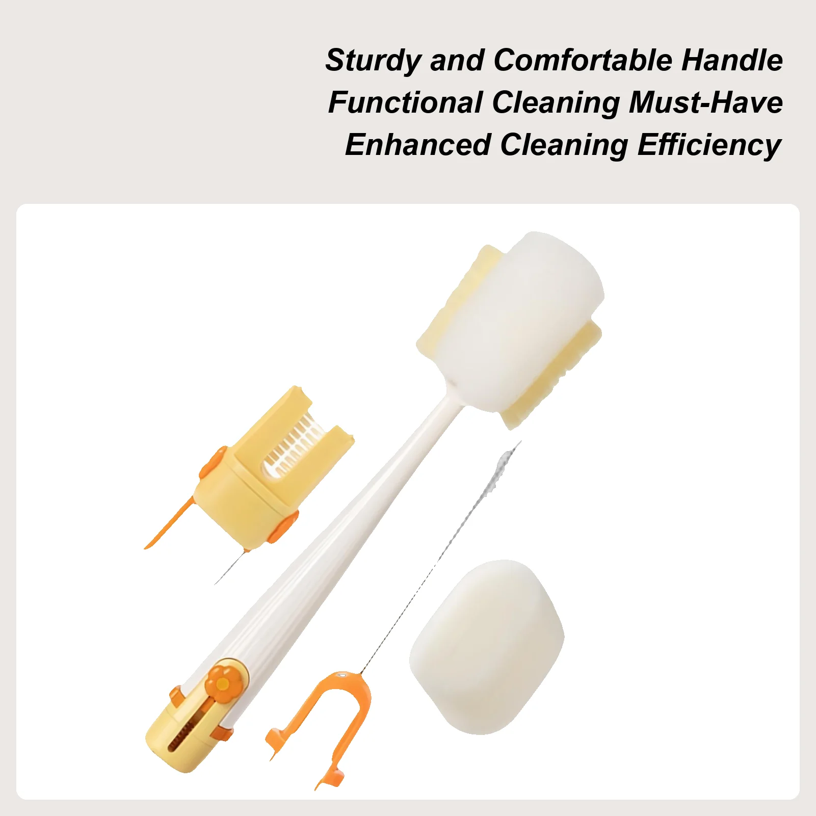 

Щетка для чистки детских бутылочек, эргономичный инструмент для мытья чашек, щетка для чистки детских бутылочек для прогулок, путешествий, кемпинга, пикника, вечеринки