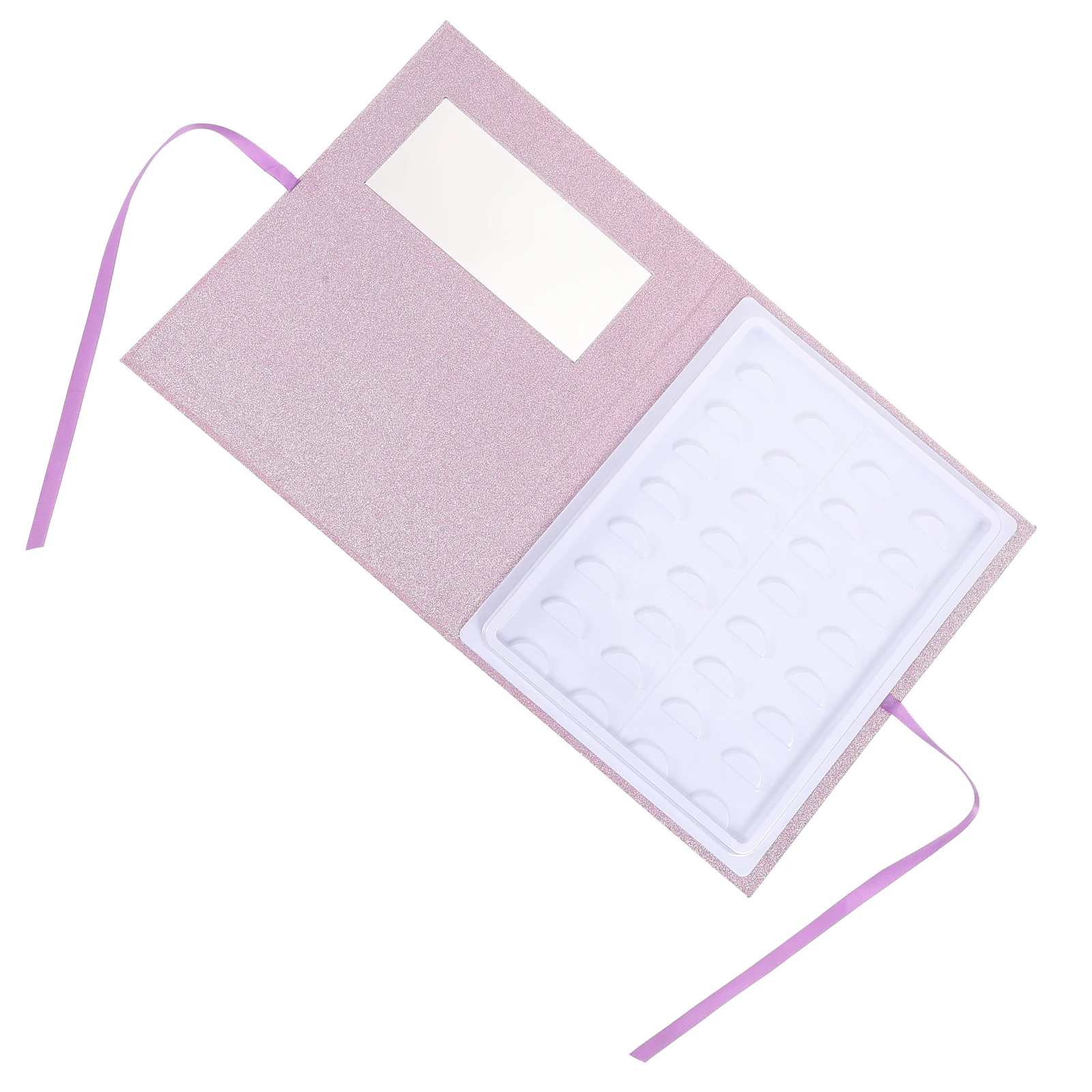 

Paper Storage Box False Lash Holder Lightweight Durable Organizer Container For Travel Creative Lash Case Eyelash Packaging Box