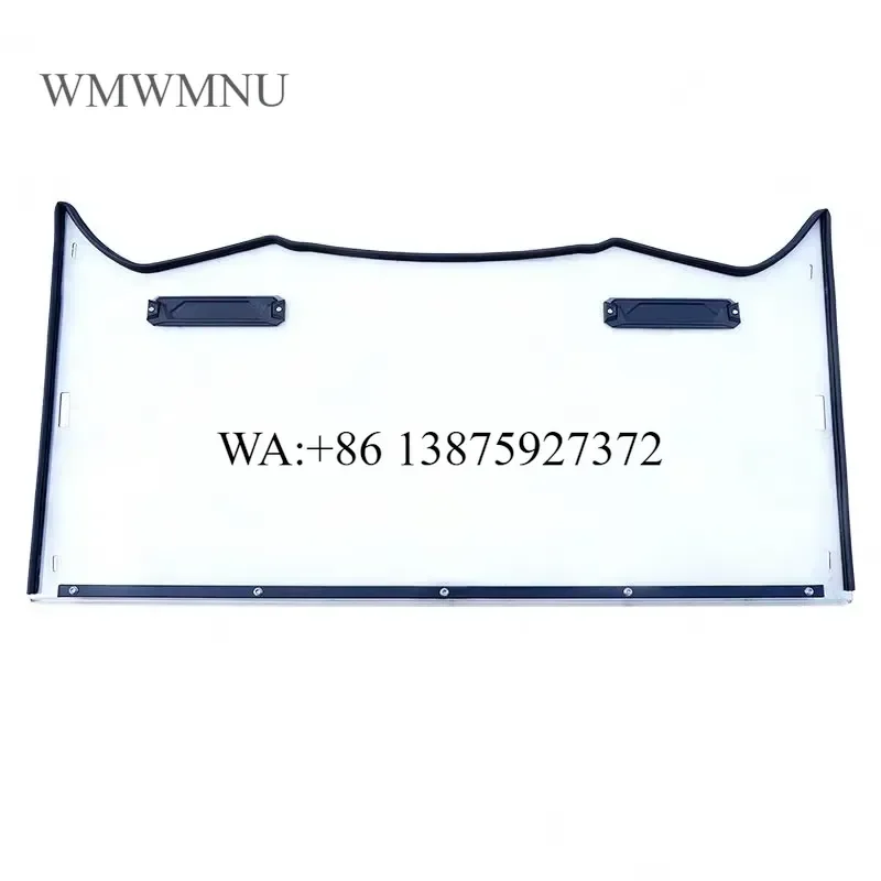 Wmwmnu Full Windshield for Kawasaki Teryx4 800 2016-2023 Adjustable Scratch Resistant Front Windshield UTV Accessories