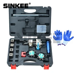 45 ° /37 ° Professionele remleidingafvlakkingsset, hydraulische pijp dubbele afvlakkingsset, auto remtorentype, 3/16