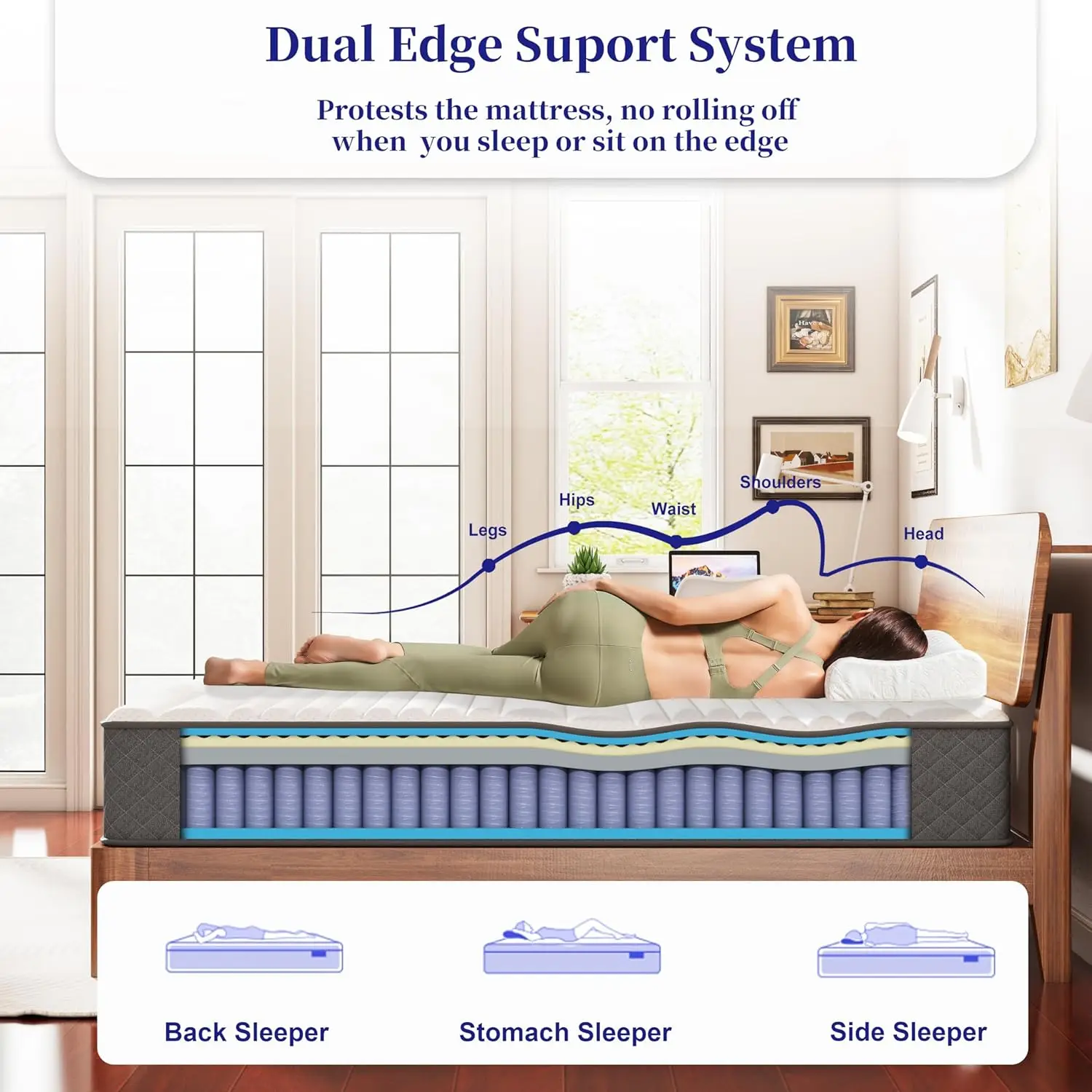 California King Hybrid Mattress 2