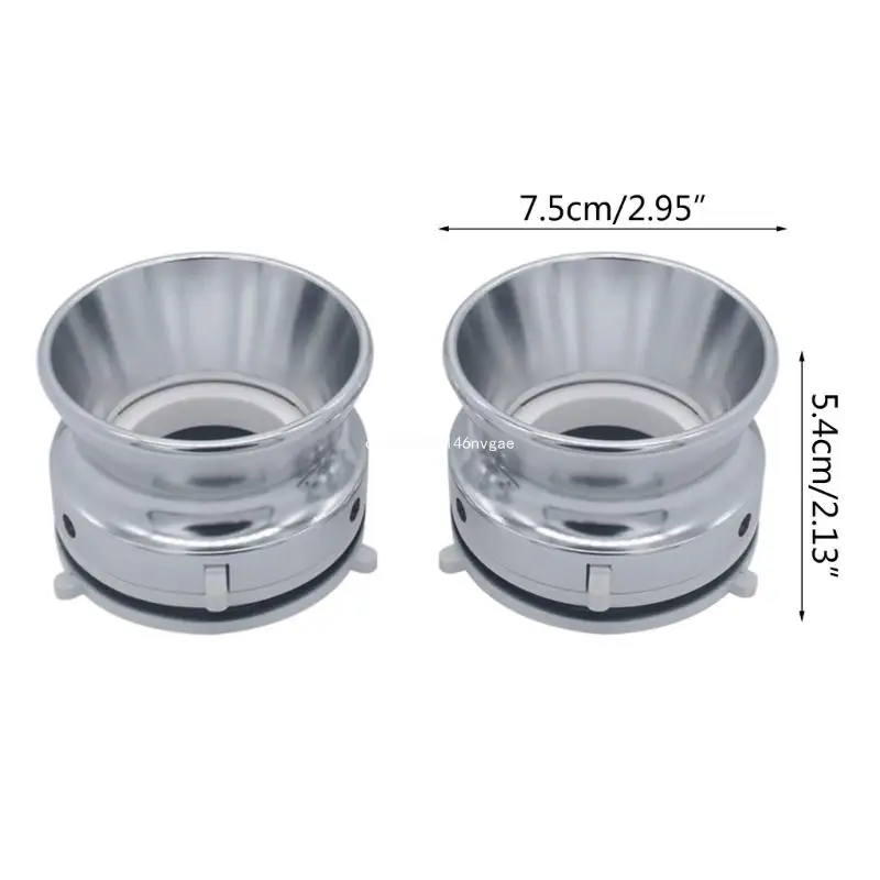 2 stks/set 10 Inch Opener Voor Studer Revox Reel to Reel Recorder Universele Apparaat Aluminium Cup Voor nieuwe Dropship