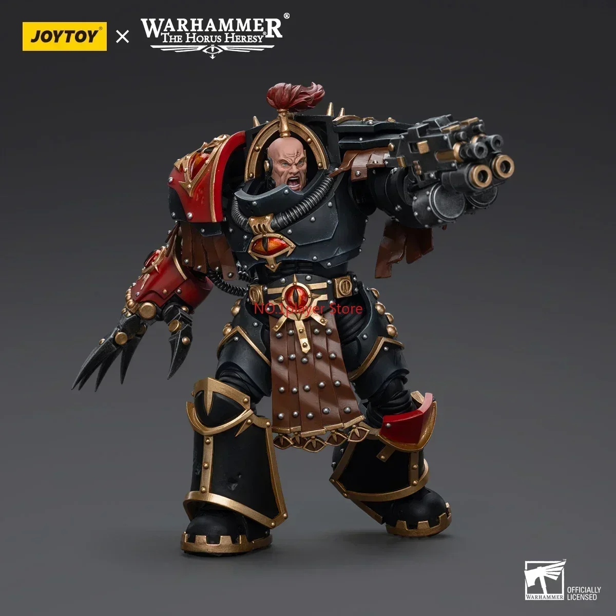 

JOYTOY 40K Action Figures Sons of Horus Ezekyle Abaddon First Captain of the XVIth Legion 1/18 Collectors Model Gift