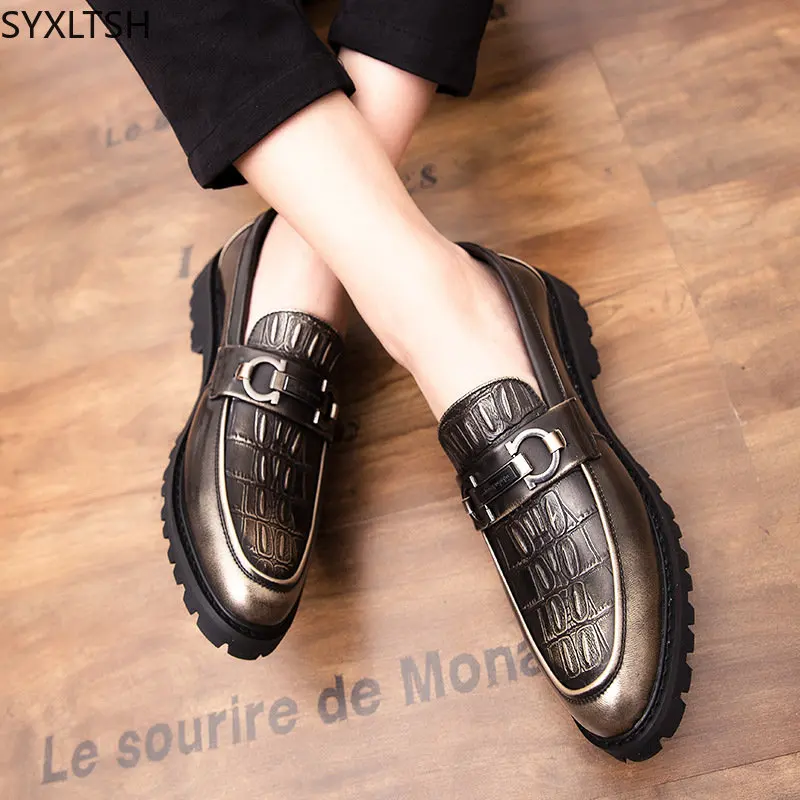 Oxford Shoes for Men Office 2024 Wedding Dress Formal Shoes Loafers for Men Casuales Slip on Shoes Men Coiffeur Chaussures Homme