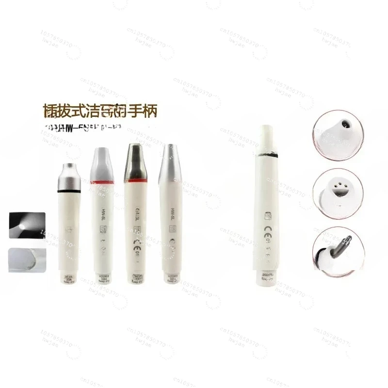 Dental scaler handle ultrasonic woodpecker plug-in type HW-3H 5L with light for EMS Satellite