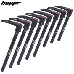 HEPPE MTB Road Bike Thru Axle Front Fork Shaft Skewers Rear Hub Thru Axle 12x142/148 12x100/110 Bicycle Axis w/ Quick Release