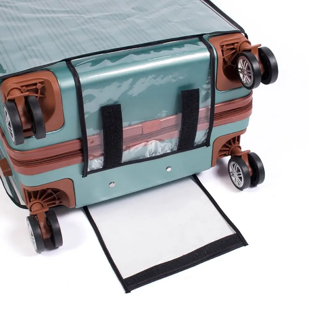 Transparent PVC Waterproof Protector Suitcase Covers Luggage Cover Luggage Storage Covers Dustproof Travel Accessories