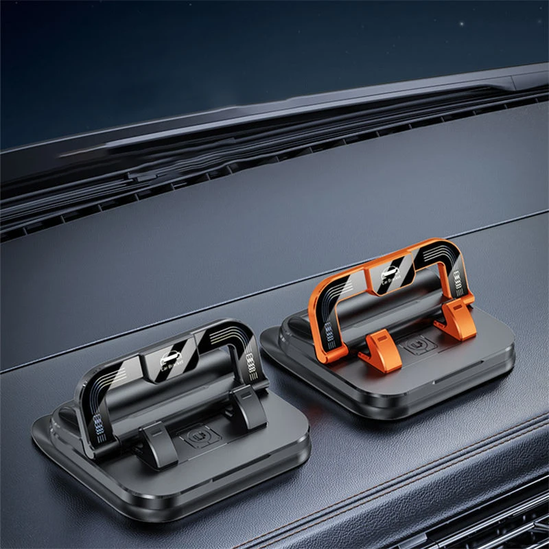 

Car Phone Holder Car Center Console Number Plate Two-in-one Adhesive Universal Navigation Fixing Bracket