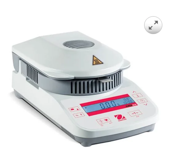 Analizador de Humedad para Arroz Ohaus MB23 Mini, 110g 0.01g, Digital, para Granos, Alimentos, Soja, Laboratorio, Algas Marinas, con Pantalla LCD