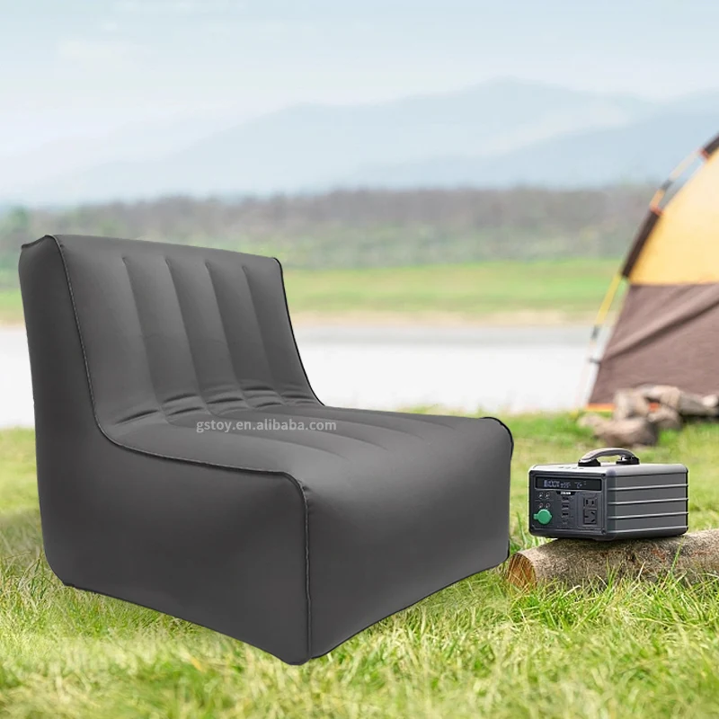 Canapé Gonflable pour Camping et Plage, Chaise Longue Portable