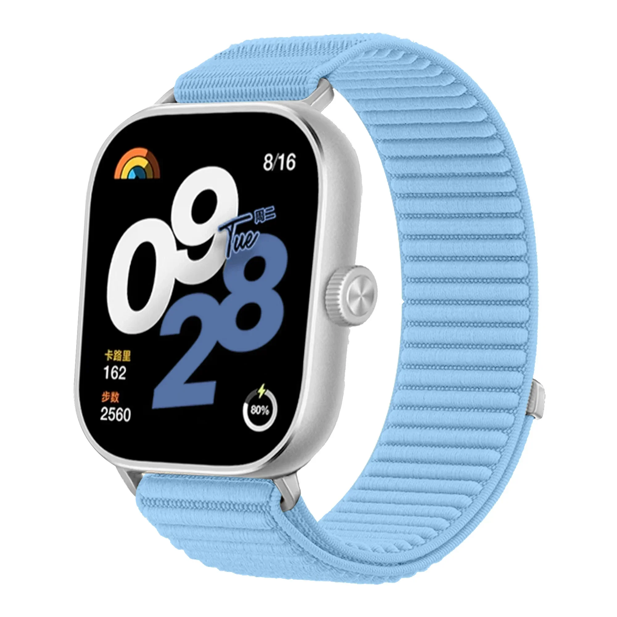 Geflochtenes Nylon-Schlaufenarmband für Redmi Watch 6 Active/Lite Redmi Watch 6 5 4 Metallkopf Sportarmband Xiaomi Band 10-9-8 Pro Armband – Detail 4