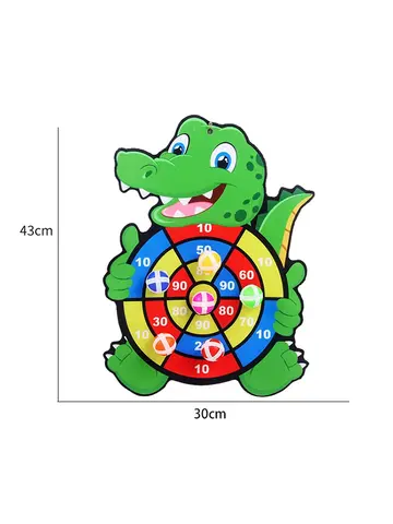 Montessori Throw Dart Board Toy Sport Slingshot Target Sticky Ball Dartboard Educational Indoor Outdoor Game